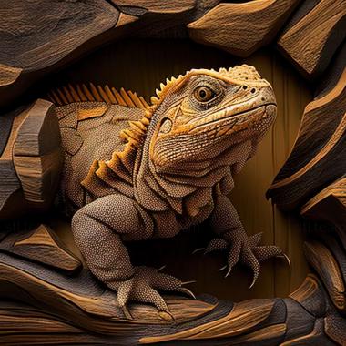 3D модель Uromastyx ocellata (STL)